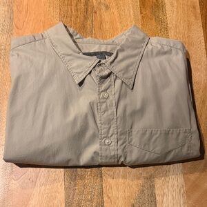 Old Navy Tan Casual Button Down Shirt